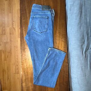 Paige Federal "Garth" Model Stretch Denim Slim Cut Blue Jeans 32